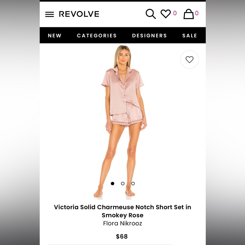Revolve Satin PJ set